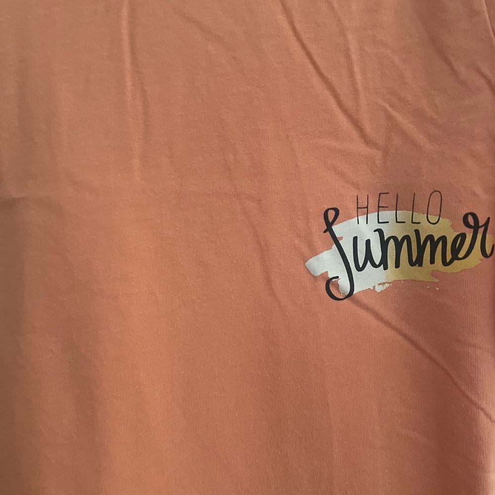 🍊”'Hello Summer' Short Sleeve Tee